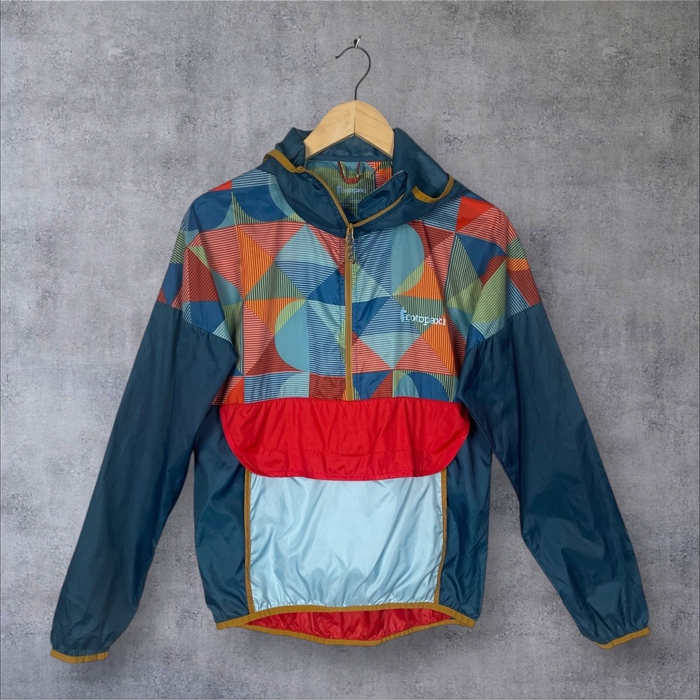 Cotopaxi Teca Half Zip Anorak Pullover Windbreaker Jacket Womens S Hood Pouch